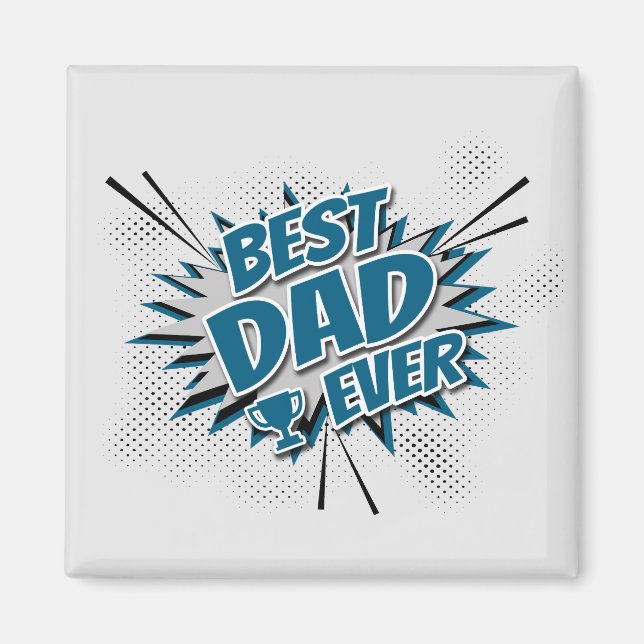 Bästa pappa någonsin magnet (Framsidan)