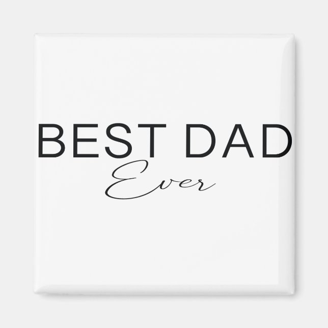 bästa pappa någonsin magnet (Framsidan)