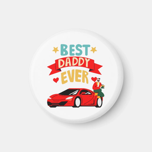 Bästa pappa någonsin magnet (Framsidan)