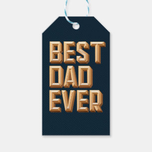 Bästa Pappa någonsin/Märkre för gåva Presentetikett