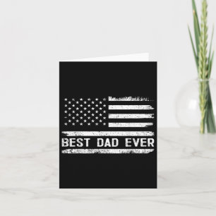 Bästa pappa någonsin med oss amerikanska flaggpres kort