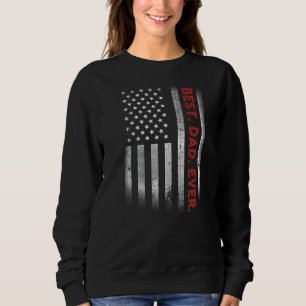 Bästa Pappa någonsin med USA:s amerikanska Flagga T Shirt