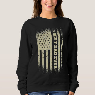 Bästa Pappa någonsin med USA:s Flagga Fars dag T Shirt