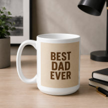 Bästa pappa någonsin ☕ | Meningsfull mugg för papp