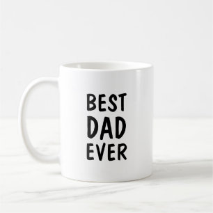 Bästa pappa någonsin Minimalistisk faderpresent Kaffemugg