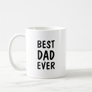 Bästa pappa någonsin Minimalistisk faderpresent Kaffemugg