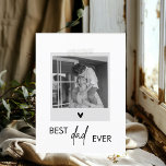 Bästa Pappa någonsin-minimalistiskt foto Vykort<br><div class="desc">Fira det bästa pappa någonsin med vårt minimalistiska vykort! Den här moderna och snyggt designen innehåller det hjärtliga meddelandet "Bästa Pappa någonsin" som har ett anpassade för ditt favoritfoto och skapar ett vykort för personlig som är perfekten för att skicka hjärtliga meddelanden på Fars dag, födelsedagar eller andra speciella tillfällen....</div>