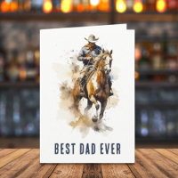 Bästa Pappa någonsin | Modern Cowboy Horse Fars da