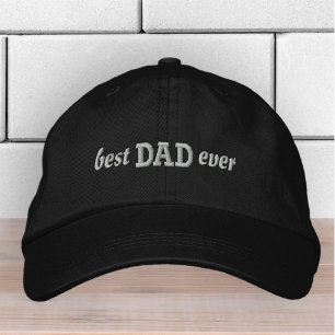 Bästa Pappa någonsin Modern enkel typografi Broderad Keps