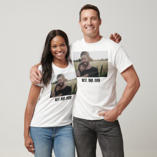 Bästa pappa någonsin – Modern fadersdagsfoto T Shirt