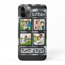 Bästa Pappa någonsin Modern Grått-familjens fotosa