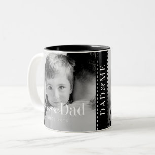 Bästa pappa någonsin Modern Klassisk Enkel Elegant Två-Tonad Mugg