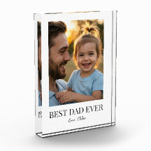 Bästa Pappa någonsin | Modern minimalistisk fotoin