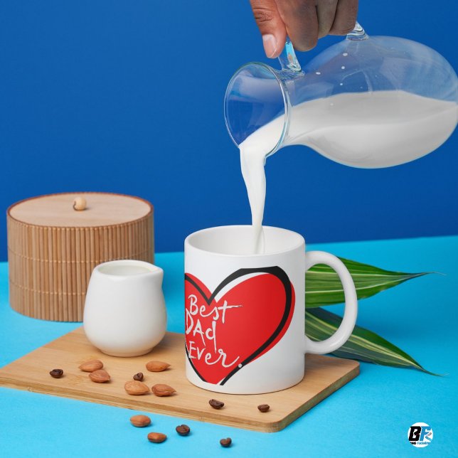 Bästa Pappa någonsin Modern Photo Fars dag Magisk Mugg (Skapare uppladdad)