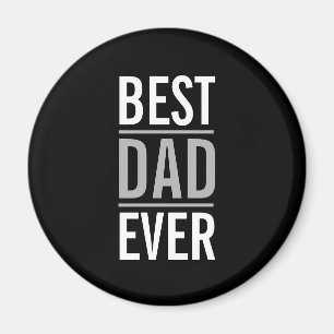 Bästa Pappa någonsin Modern svart Magnet