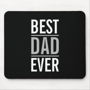 Bästa Pappa någonsin   Modern svart Musmatta