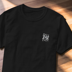 Bästa pappa någonsin Modern svart och grå grunge T Shirt