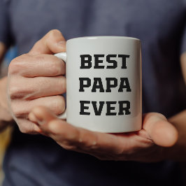 Bästa Pappa någonsin | Modern text och foto i fets Kaffemugg