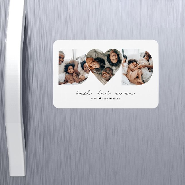 Bästa Pappa någonsin moderna fotosamgåendet för Fa Magnet (Skapare uppladdad)