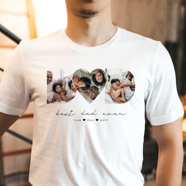 Bästa Pappa någonsin moderna fotosamgåendet för Fa T Shirt (Skapare uppladdad)