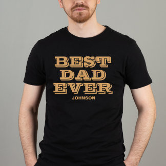 Bästa Pappa någonsin moderna Svarta havet och Guld T Shirt