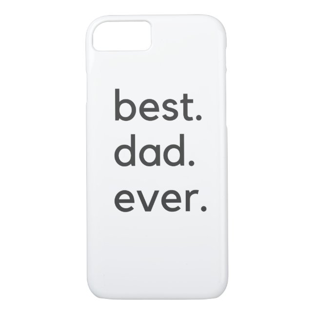 bästa pappa någonsin mörk Case-Mate iPhone skal (Baksida)