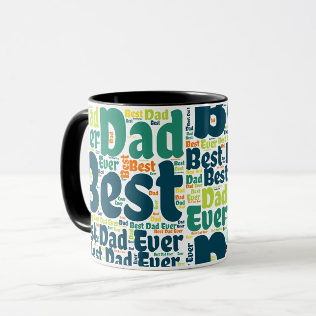 Bästa Pappa någonsin Mugg (Framsida vänster)