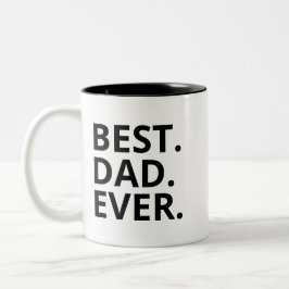 Bästa Pappa Någonsin Mugg, Farsdagspresent Till Pa Två-Tonad Mugg