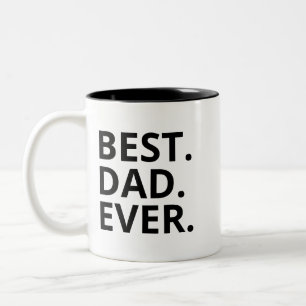 Bästa Pappa Någonsin Mugg, Farsdagspresent Till Pa Två-Tonad Mugg