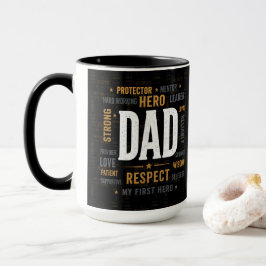 Bästa pappa någonsin-mugg | Respektera hjältefar k Mugg