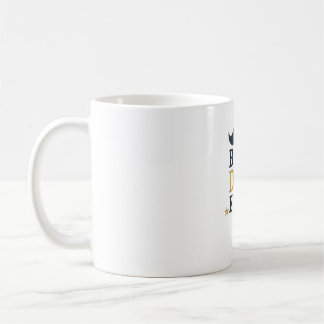 Bästa Pappa någonsin Mugg | Rustic Navy & Guld Cof