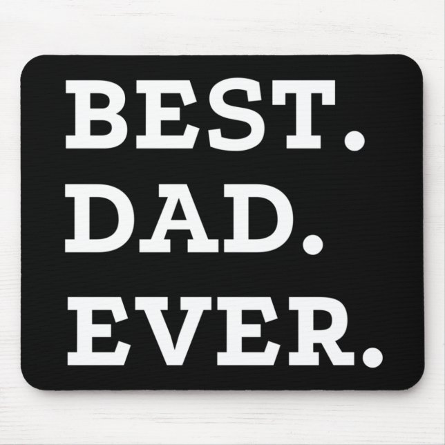 Bästa pappa någonsin musmatta (Framsidan)