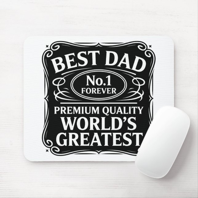 Bästa Pappa någonsin Musmatta (Med mus)