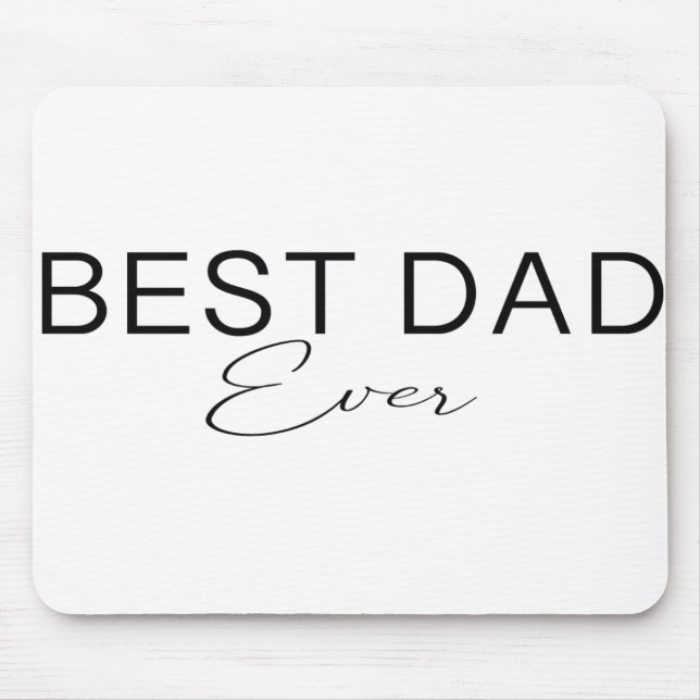 bästa pappa någonsin musmatta (Framsidan)