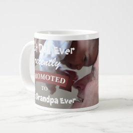 Bästa Pappa någonsin nyligen befordrad till Grandp Jumbo Mugg
