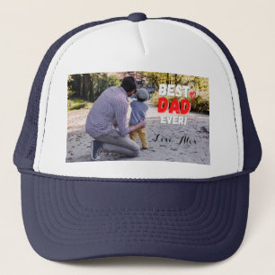 Bästa pappa någonsin! Och lite rött hjärta T-Shirt Keps