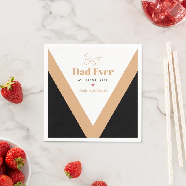 Bästa pappa någonsin pappersservett (Insitu)