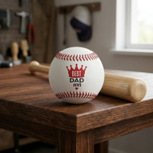 Bästa pappa någonsin Personlig bild baseboll