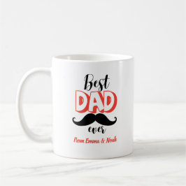 Bästa pappa någonsin Personlig fadersdagspresent Kaffemugg