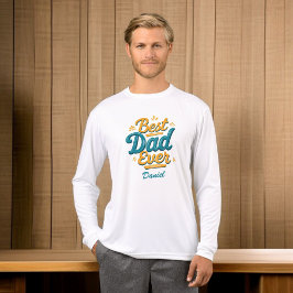 Bästa Pappa någonsin | Personlig Fars dag Gift T Shirt