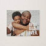 Bästa Pappa någonsin Personlig Fars dag Pussel<br><div class="desc">göra din egen unika personlig för anpassningsbar i ett pussel - utforma ditt eget pussel av typen "pussel" från Ricaso - tillgängligt i många storlekar - och överför helt enkelt ditt eget foto, din egen bild eller använda av den inbyggda texten verktyg - perfekt för fars dag BEST PAPPA EVER....</div>