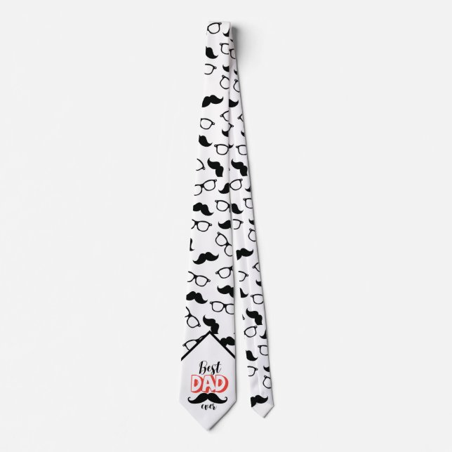 Bästa pappa någonsin Personlig födelsedagspresent  Slips (Framsida)