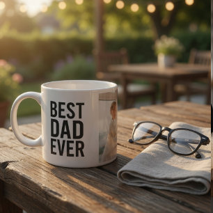 Bästa pappa någonsin Personlig foto  Espressomugg
