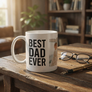 Bästa pappa någonsin Personlig foto specialpresent Kaffemugg