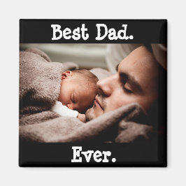 Bästa Pappa någonsin-Personlig-fotomagnet Magnet