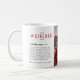 Bästa pappa någonsin | Personlig #PappaTillTjej 2 Kaffemugg