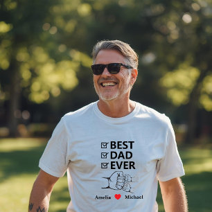 Bästa pappa någonsin Personlig T-Shirt
