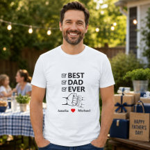 Bästa pappa någonsin Personlig T-Shirt