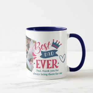 Bästa pappa någonsin Personlig trendig design Mugg