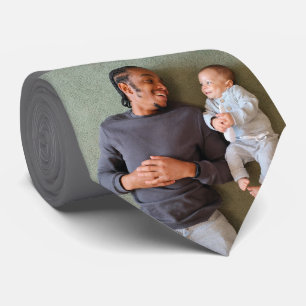 Bästa Pappa någonsin-Personligen Foto Fars dag Slips